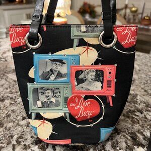 I Love Lucy Zip-Up Bucket Purse